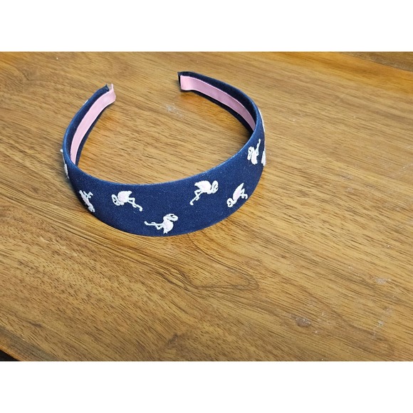 Talbots Flamingo Embroidered Headband - Picture 6 of 7